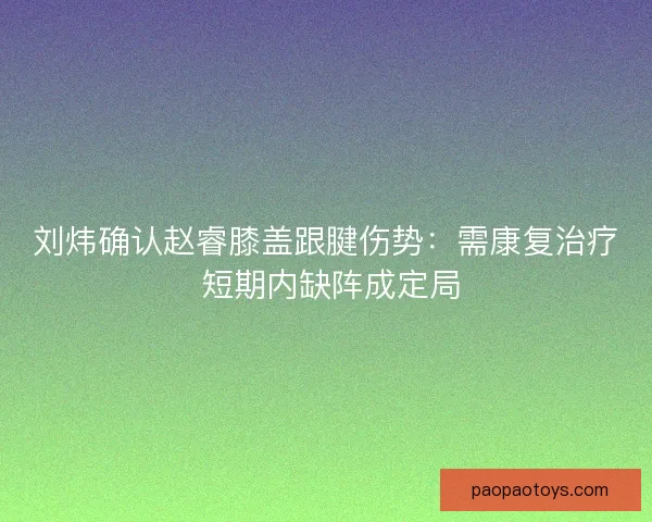 刘炜确认赵睿膝盖跟腱伤势：需康复治疗 短期内缺阵成定局